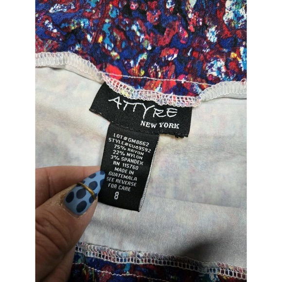Attyre NYC Multicolor Skort/ Miniskirt Women's size 8 Golf Tennis Athletic - Picture 3 of 6